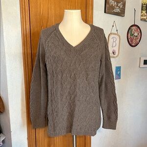 Sonoma Dark Gray Knit Sweater - Size XL